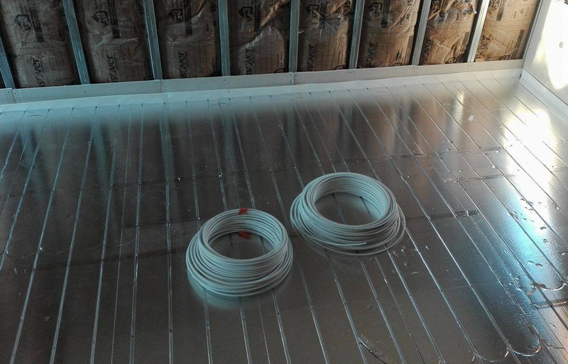 Logiciel de calepinage pour plancher chauffant sec